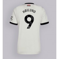 Camisa de Futebol Manchester United Rasmus Hojlund #9 Equipamento Alternativo 2024-25 Manga Curta